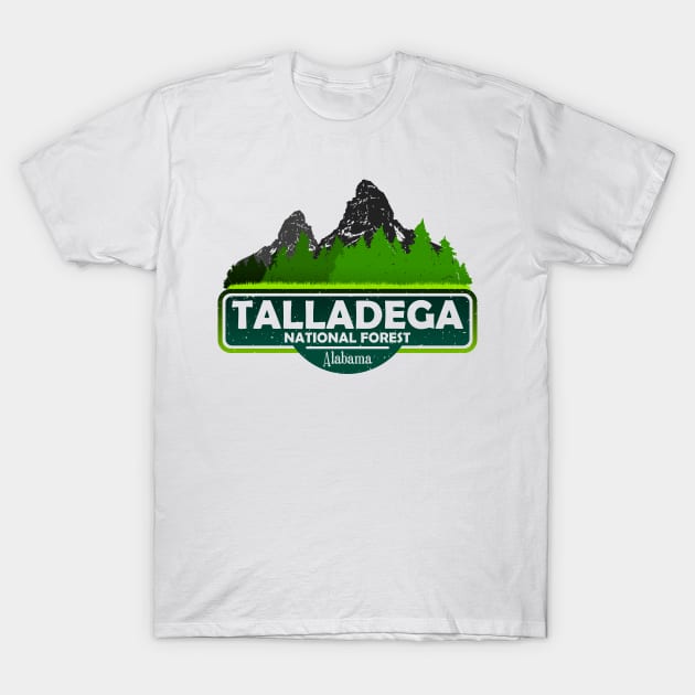 Talladega National Forest AL State, Alabama USA, Nature Landscape T-Shirt by Jahmar Anderson